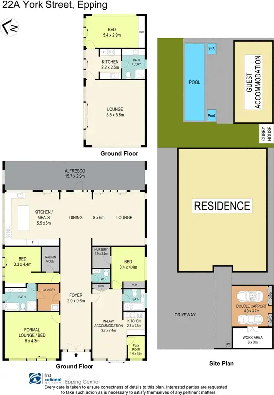 Floorplan of Homely house listing, 22a York Street, Epping NSW 2121