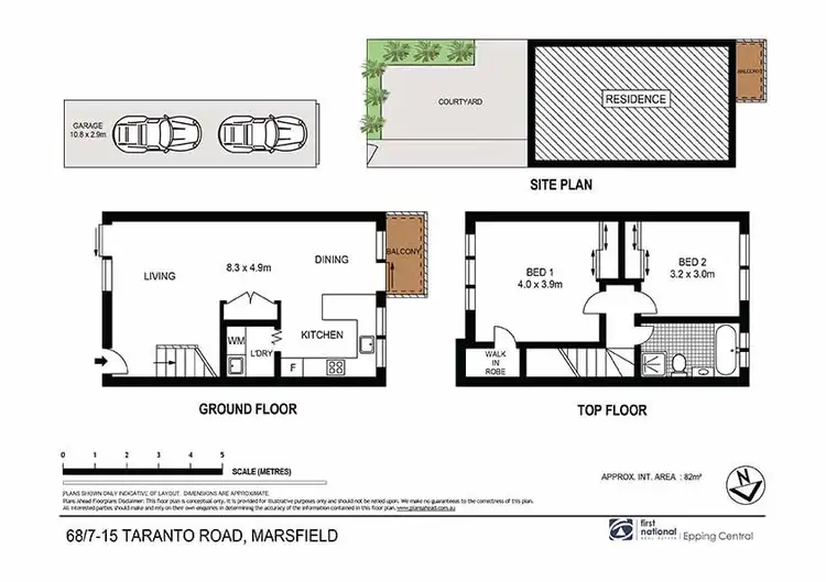 Floorplan of Homely townhouse listing, 68/7-15 Taranto Road, Marsfield NSW 2122