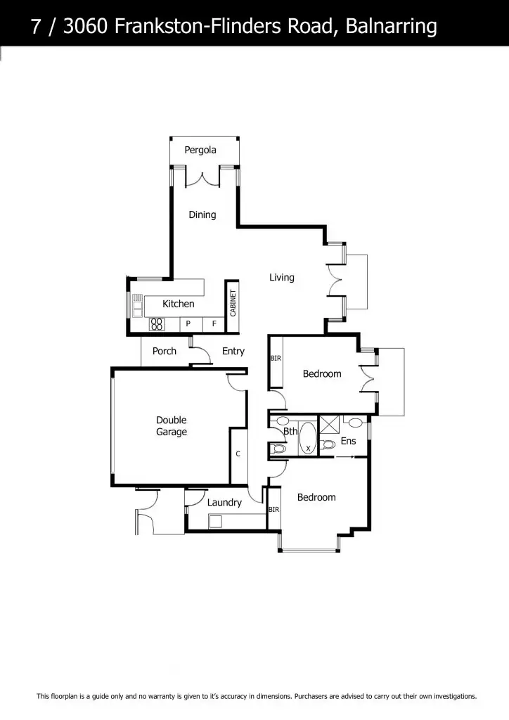 Floorplan of Homely house listing, 7/3060 Frankston Flinders Road, Balnarring VIC 3926