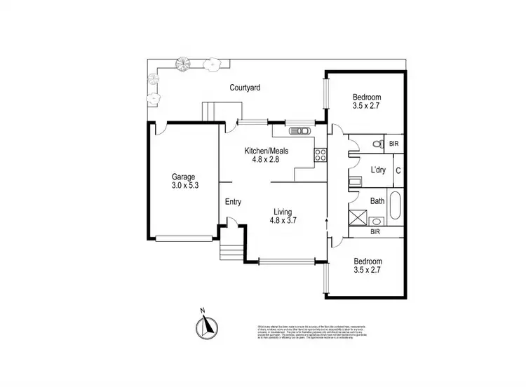 Floorplan of Homely unit listing, 3/16 View Street, Reservoir VIC 3073