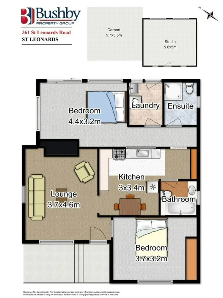 Floorplan of Homely house listing, 361 St Leonards Road, St Leonards TAS 7250