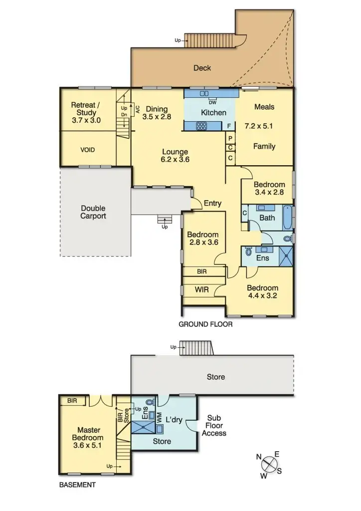 Floorplan of Homely house listing, 91 Koornalla Crescent, Mount Eliza VIC 3930