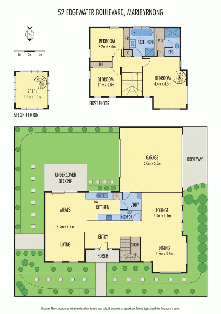 Floorplan of Homely house listing, 52 Edgewater Boulevard, Maribyrnong VIC 3032