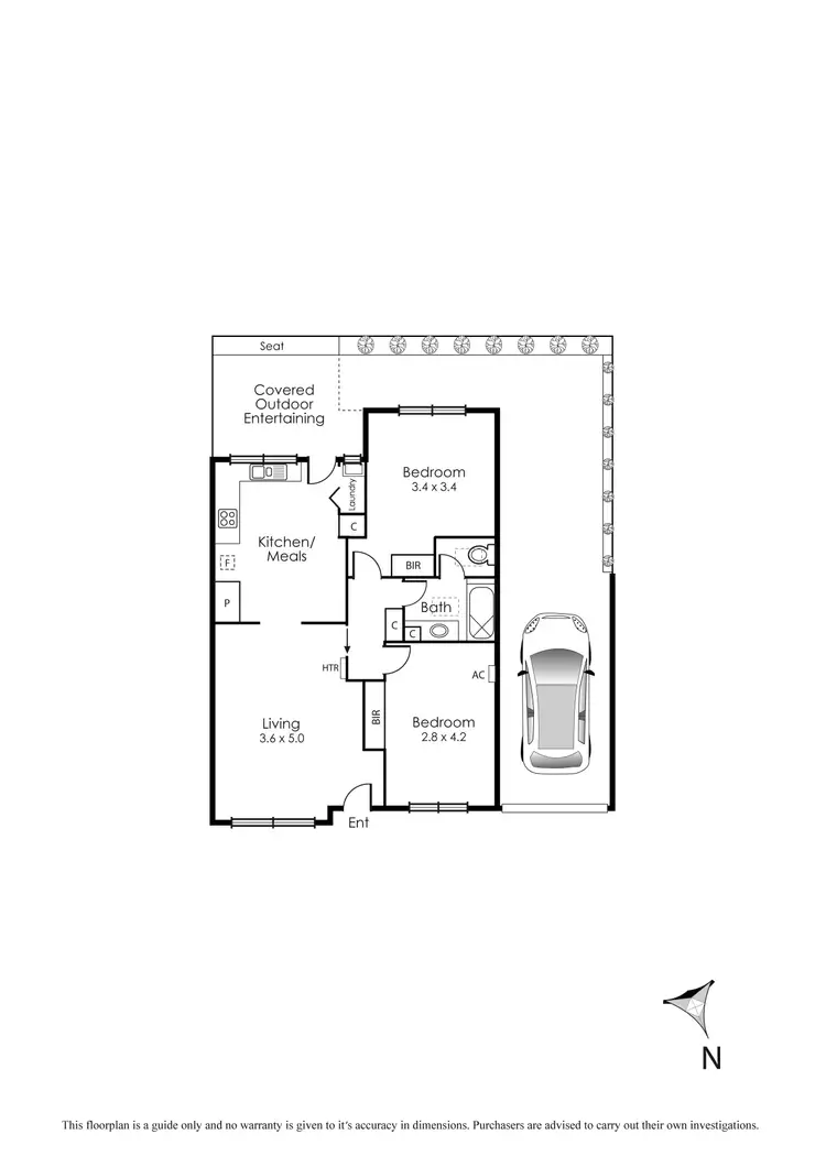 Floorplan of Homely unit listing, 4/20 Warrigal Road, Parkdale VIC 3195