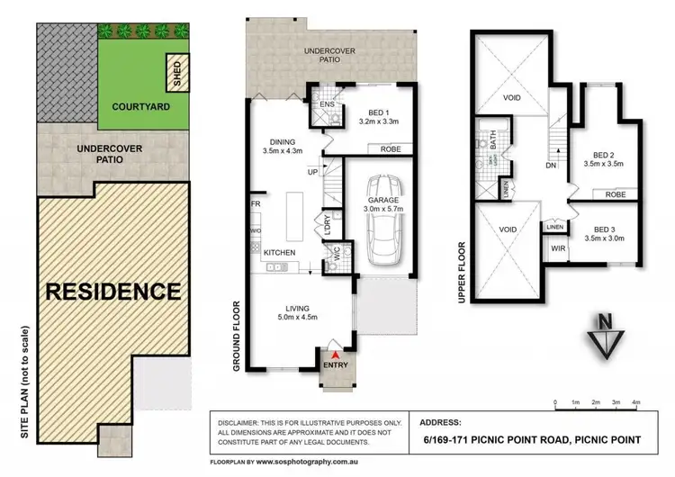 Floorplan of Homely townhouse listing, 6/169 Picnic Point Road, Picnic Point NSW 2213