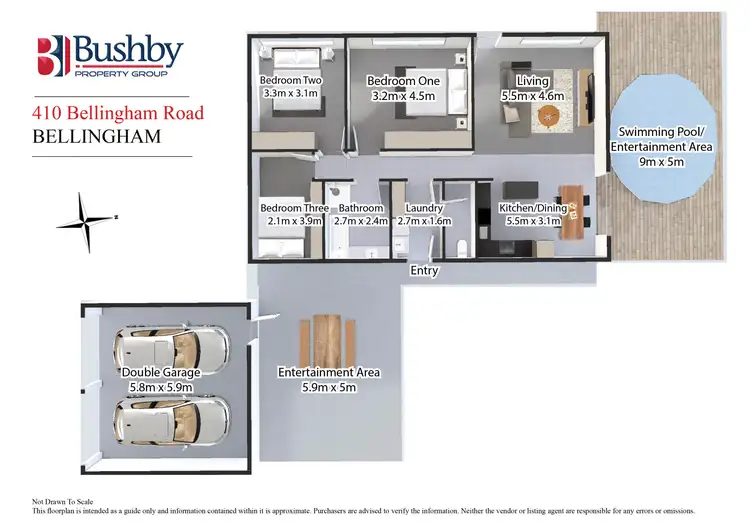 Floorplan of Homely house listing, 410 Bellingham Road, Bellingham TAS 7254