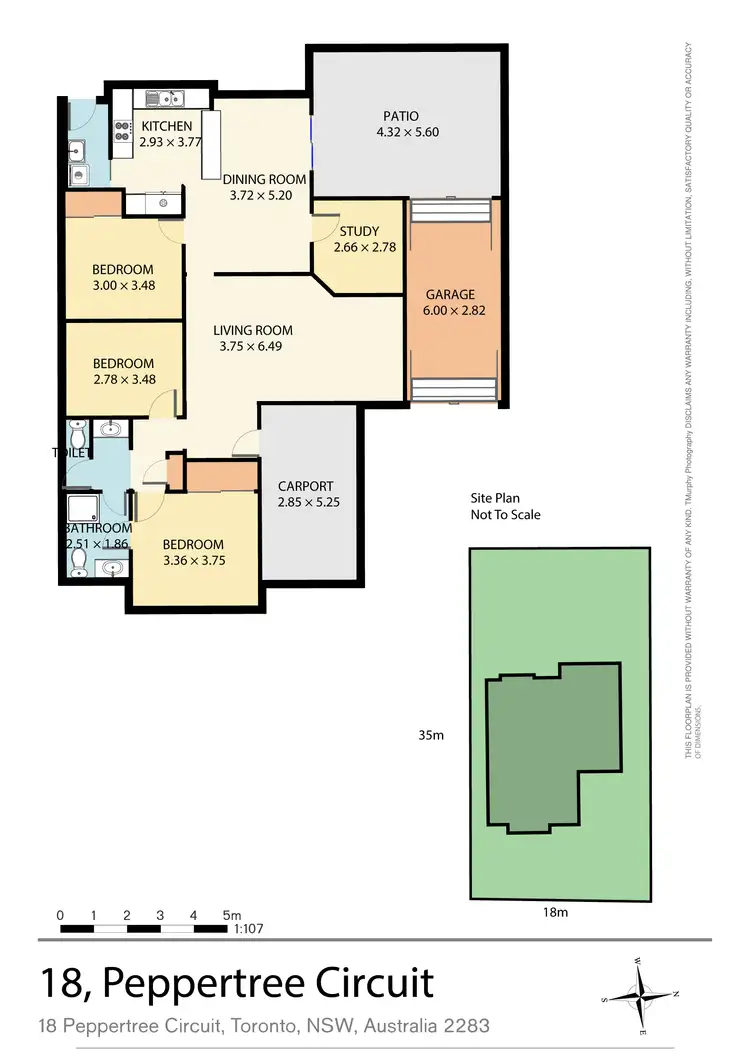 Floorplan of Homely house listing, 18 Peppertree circuit, Toronto NSW 2283