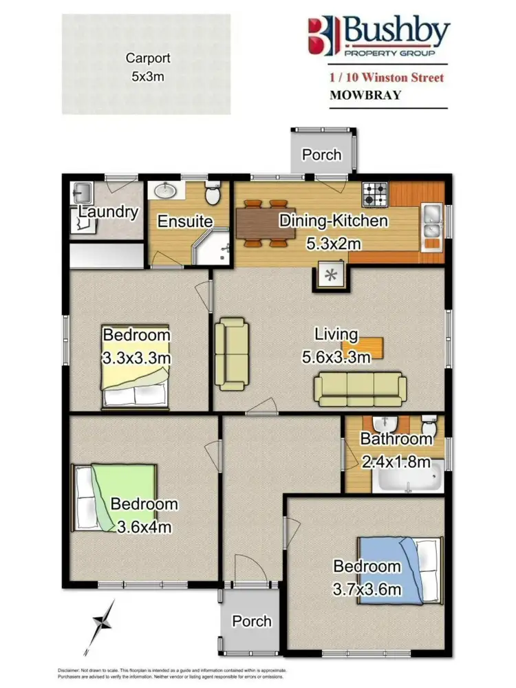 Floorplan of Homely house listing, 1/10 Winston Street, Mowbray TAS 7248