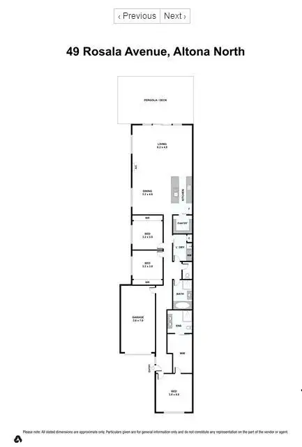 Floorplan of Homely house listing, 49 Rosala Avenue, Altona North VIC 3025