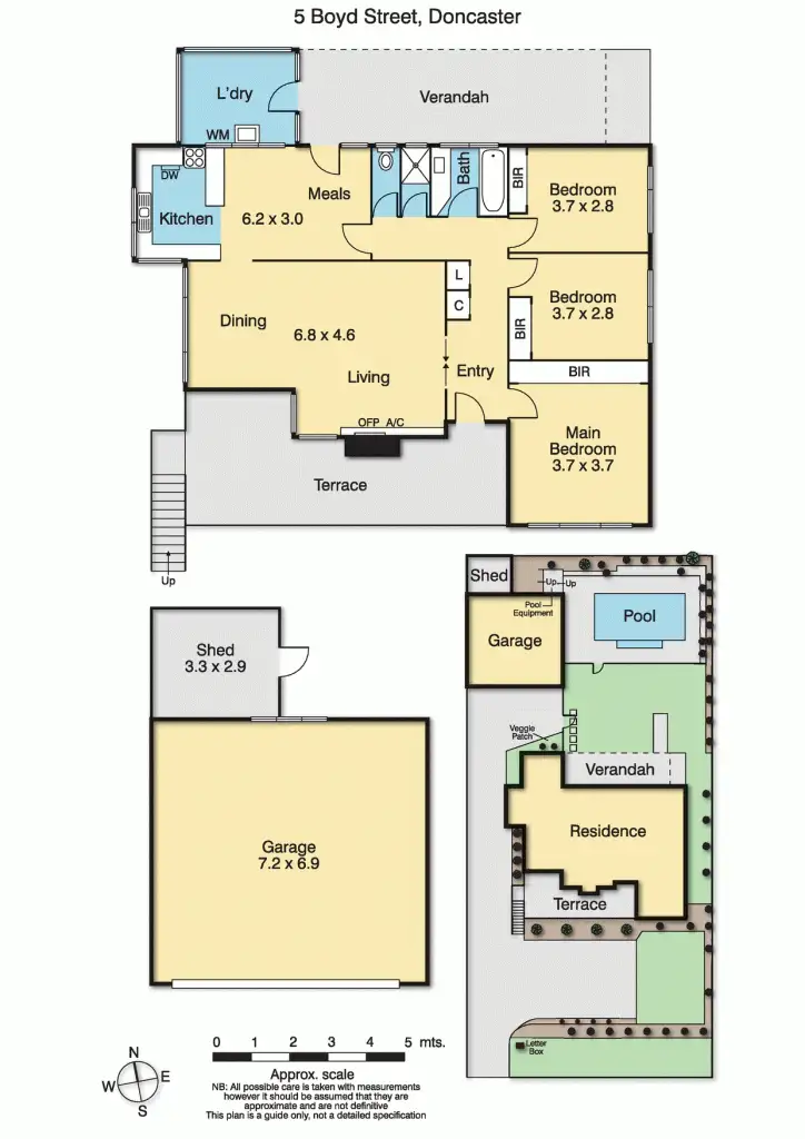 Floorplan of Homely house listing, 5 Boyd Street, Doncaster VIC 3108