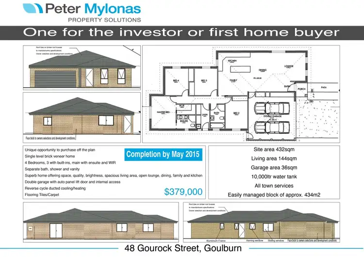 Floorplan of Homely house listing, 48 Gourock Street, Goulburn NSW 2580