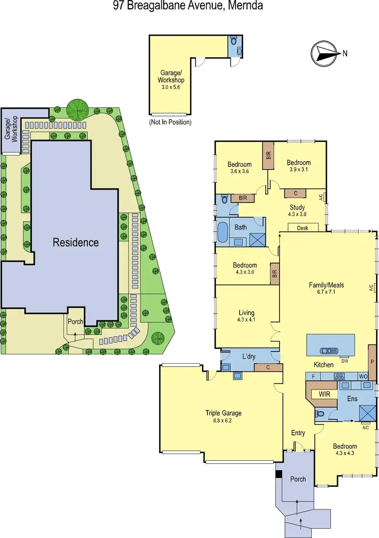 Floorplan of Homely house listing, 97 Breadalbane Avenue, Mernda VIC 3754