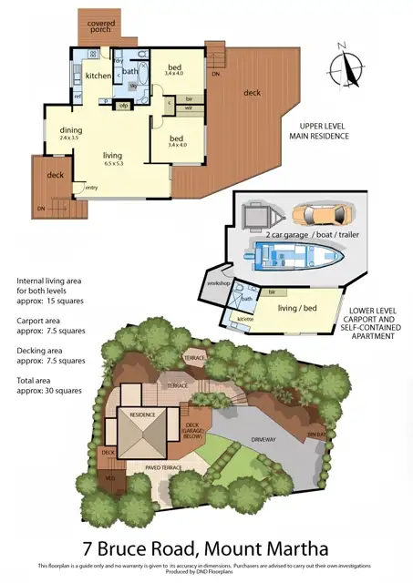 Floorplan of Homely house listing, 7 Bruce Road, Mount Martha VIC 3934