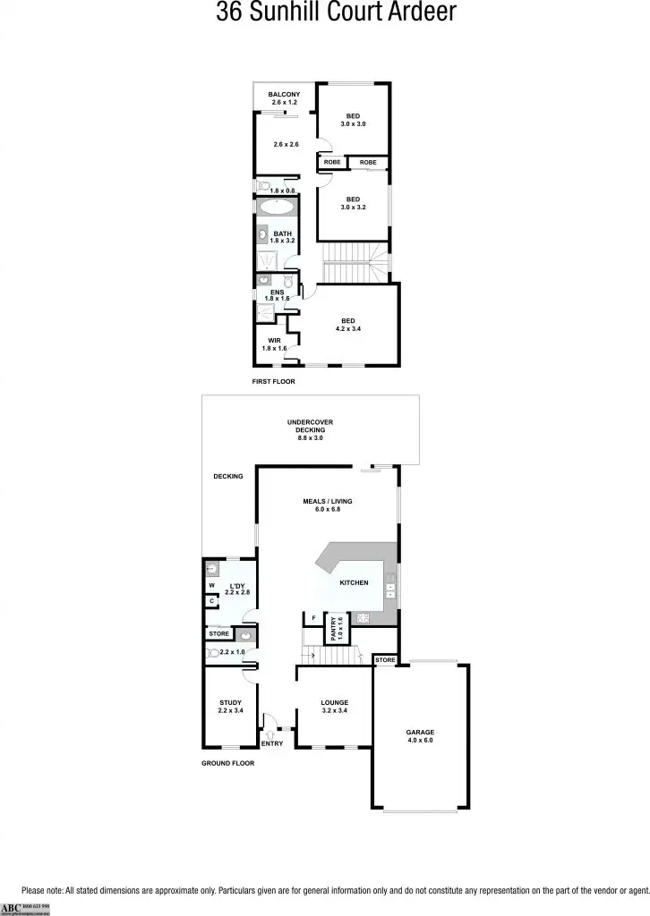 Floorplan of Homely house listing, 36 Sunhill Court, Ardeer VIC 3022
