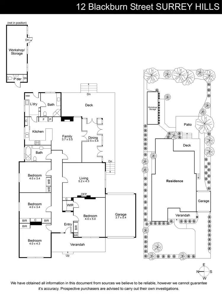 Floorplan of Homely house listing, 12 Blackburn Street, Surrey Hills VIC 3127