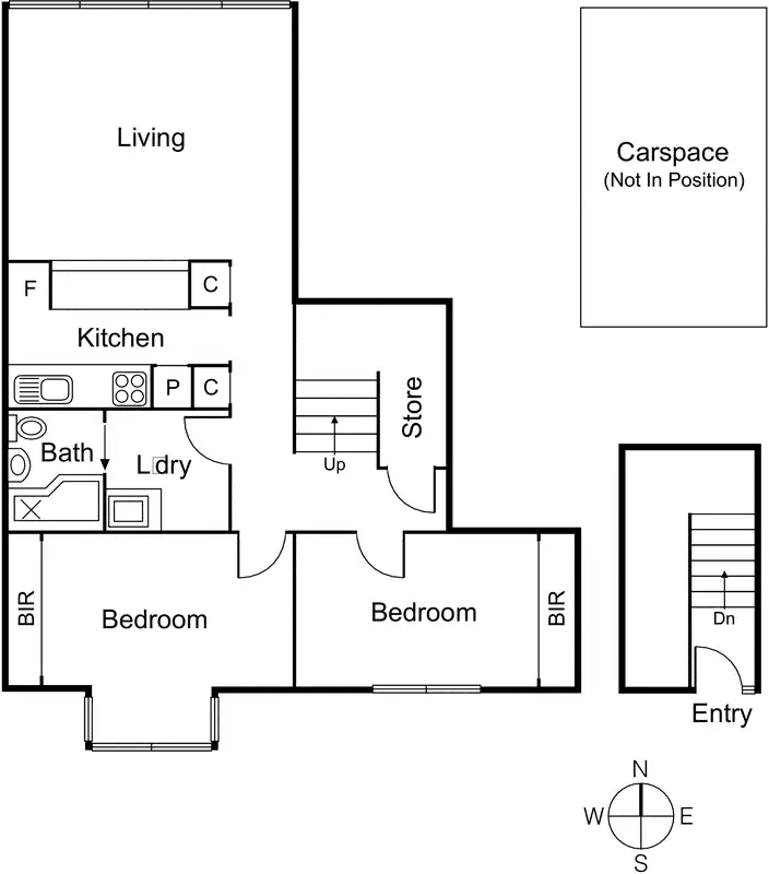 Floorplan of Homely apartment listing, 35/422 Cardigan Street, Carlton VIC 3053