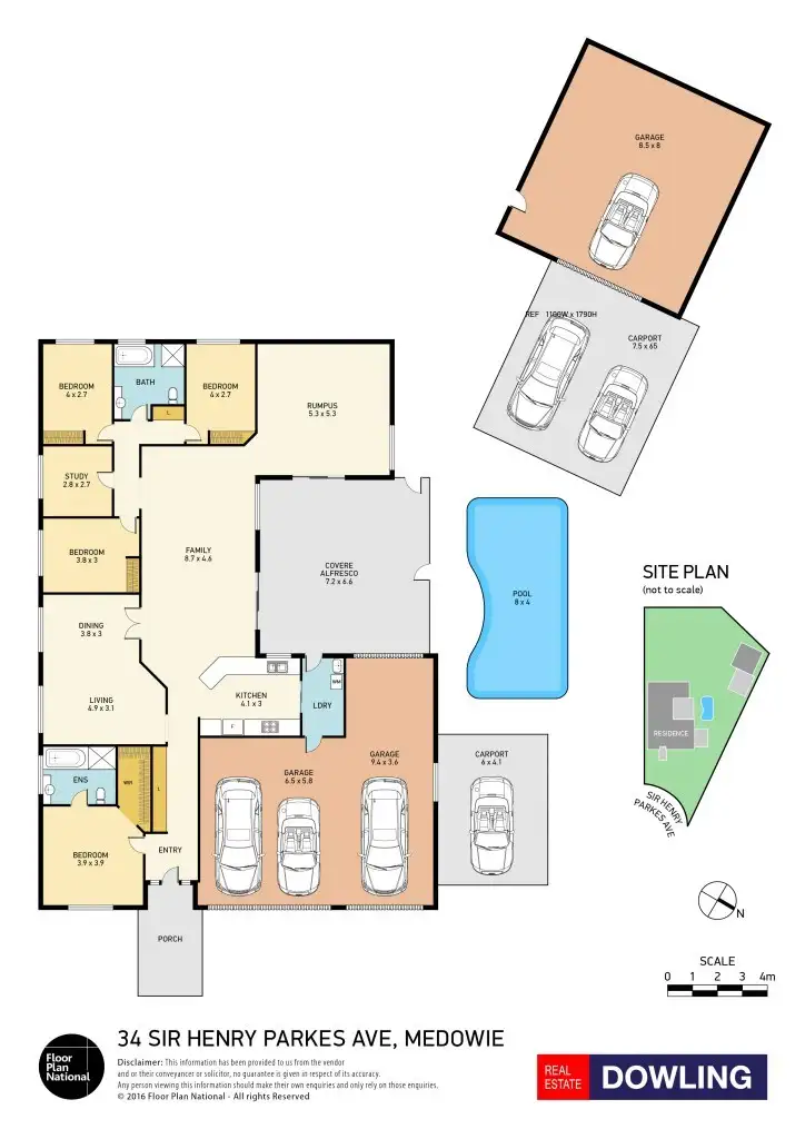 Floorplan of Homely house listing, 34 Sir Henry Parkes Drive, Medowie NSW 2318
