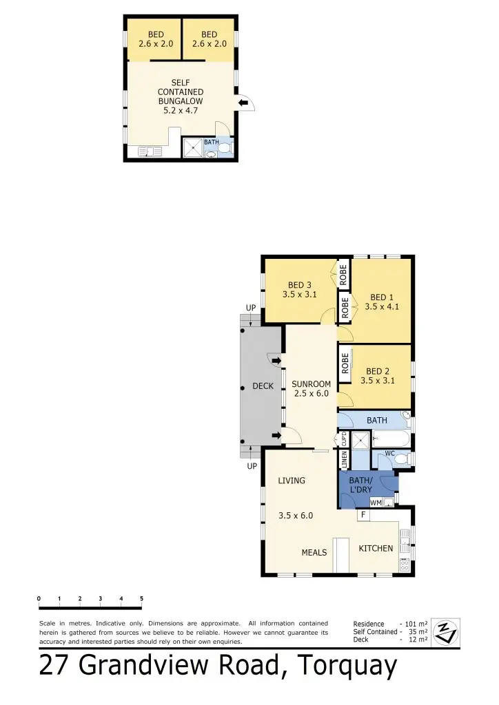 Floorplan of Homely house listing, 27 Grandview Road, Torquay VIC 3228