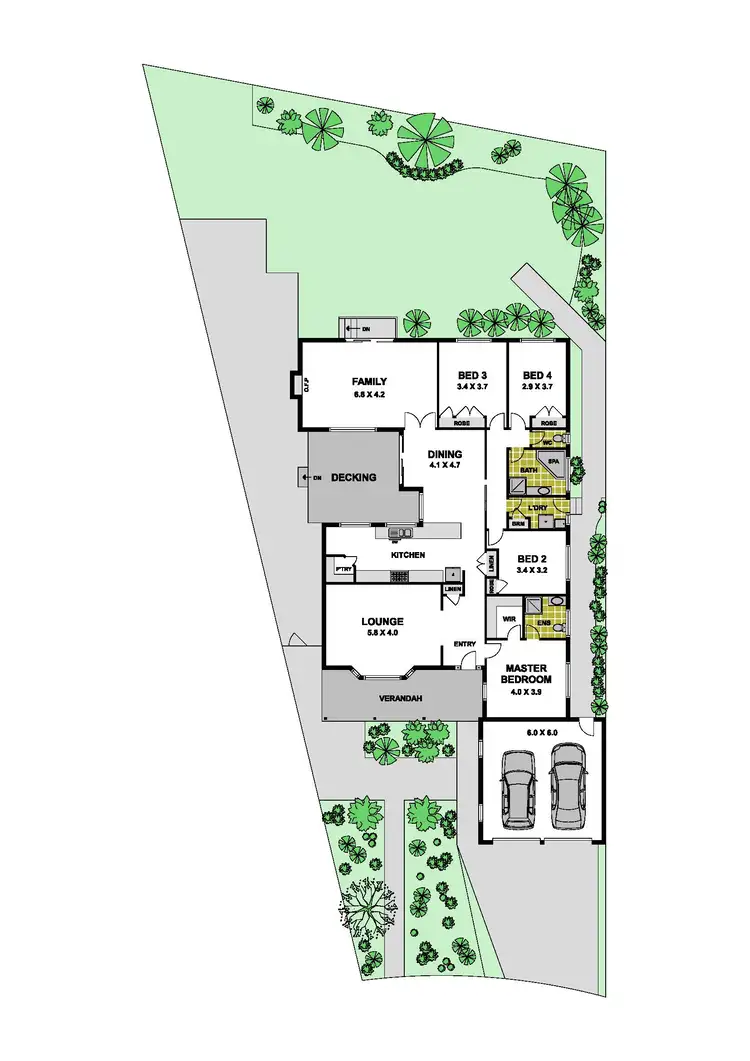 Floorplan of Homely house listing, 3 Hesket Court, Greenvale VIC 3059