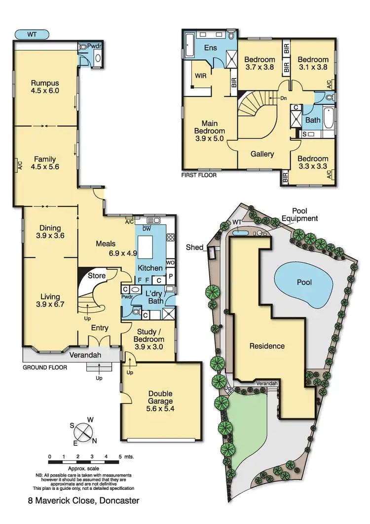 Floorplan of Homely house listing, 8 Maverick Close, Doncaster VIC 3108