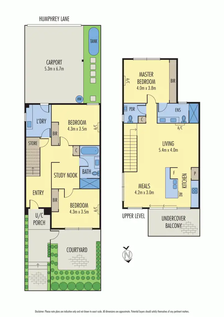 Floorplan of Homely townhouse listing, 128 Oak Avenue, Mentone VIC 3194