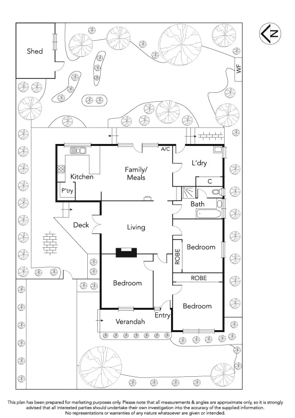 Floorplan of Homely house listing, 24 Whyte Street, Brighton VIC 3186
