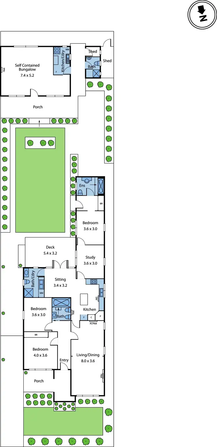 Floorplan of Homely house listing, 81 Clive Street, West Footscray VIC 3012