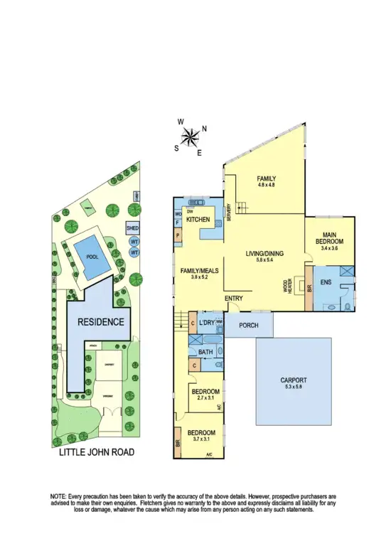 Floorplan of Homely house listing, 17 Little John Road, Warranwood VIC 3134