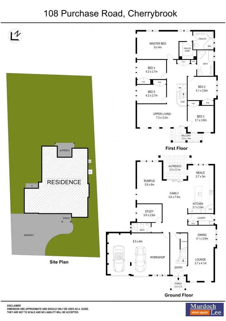 Floorplan of Homely house listing, 108 Purchase Road, Cherrybrook NSW 2126