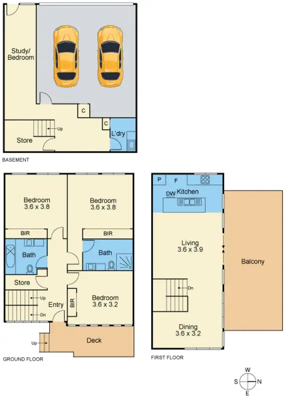 Floorplan of Homely house listing, 67 Melrose Street, North Melbourne VIC 3051