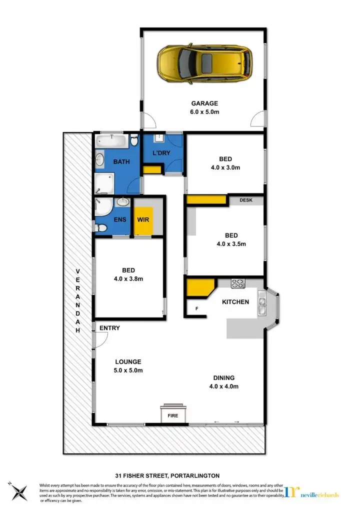 Floorplan of Homely house listing, 31 Fisher Street, Portarlington VIC 3223