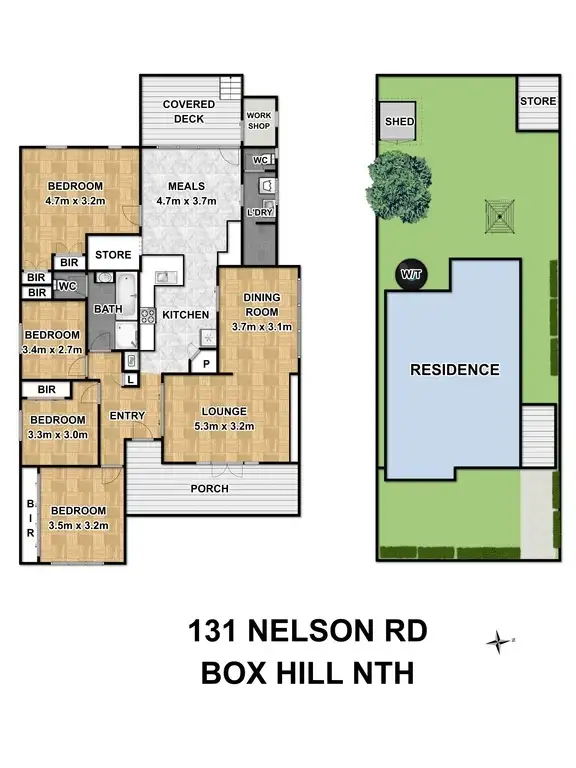 Floorplan of Homely house listing, 131 Nelson Road, Box Hill North VIC 3129