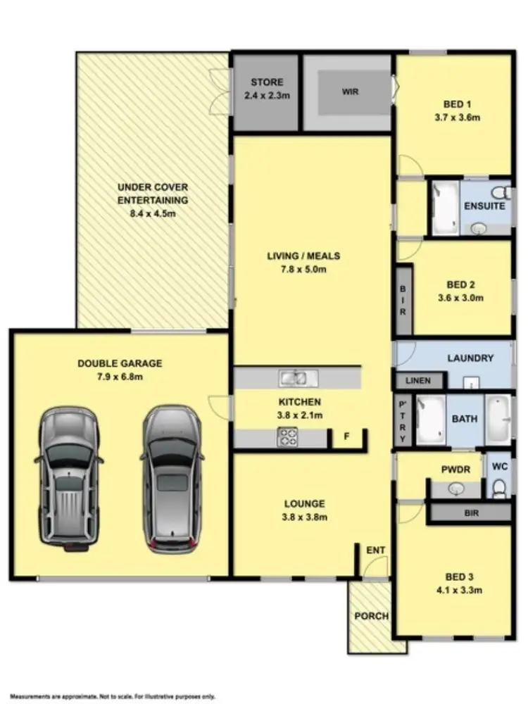Floorplan of Homely house listing, 72 Robbins Drive, East Albury NSW 2640