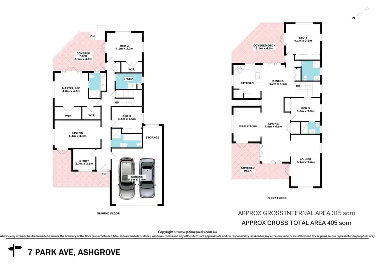 Floorplan of Homely house listing, 7 Park Avenue, Ashgrove QLD 4060