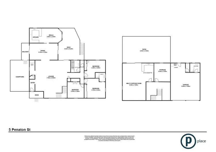 Floorplan of Homely house listing, 5 Penaton Street, Corinda QLD 4075