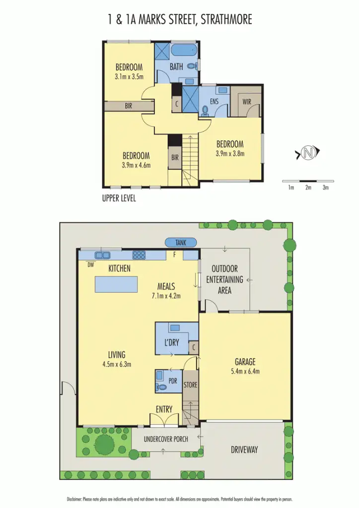 Floorplan of Homely house listing, 1A Marks Street, Strathmore VIC 3041
