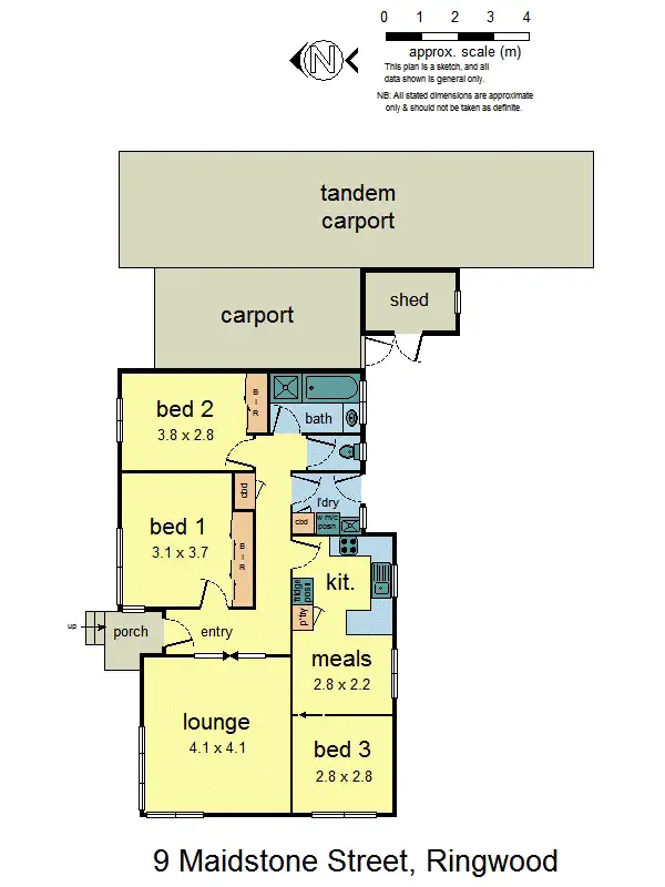 Floorplan of Homely house listing, 9 Maidstone Street, Ringwood VIC 3134