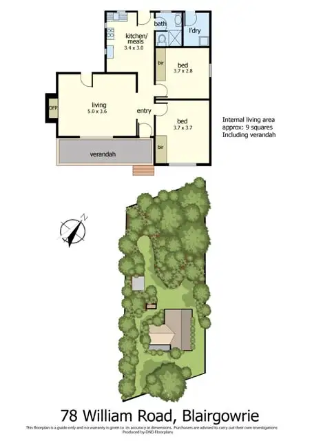 Floorplan of Homely house listing, 78 William Road, Blairgowrie VIC 3942