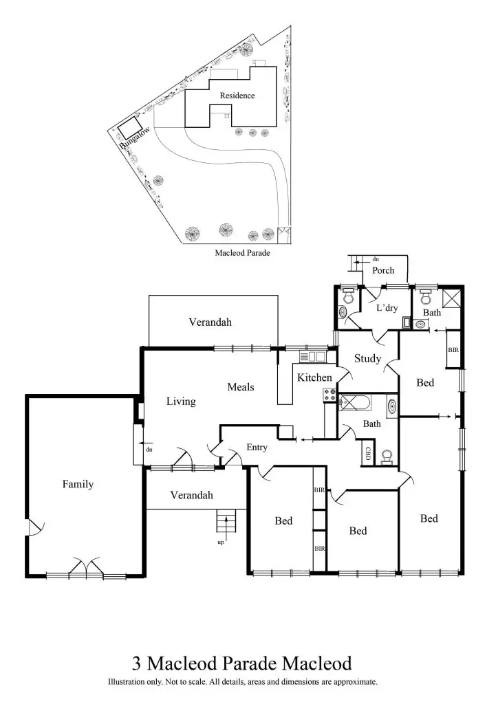 Floorplan of Homely house listing, 3 Macleod Parade, Macleod VIC 3085