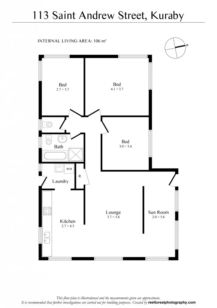 Floorplan of Homely house listing, 113 St Andrew Street, Kuraby QLD 4112