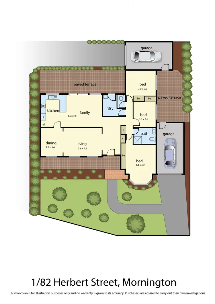 Floorplan of Homely unit listing, 1/82 Herbert Street, Mornington VIC 3931