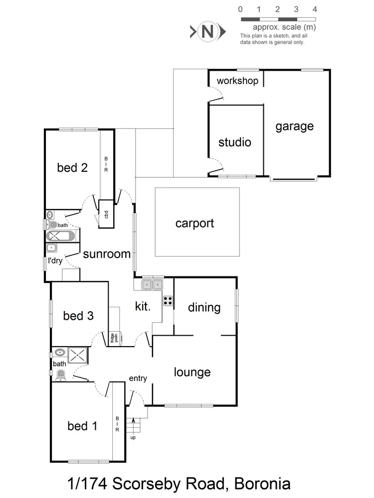 Floorplan of Homely house listing, 1/174 Scoresby Road (Cnr of Margaret Avenue), Boronia VIC 3155