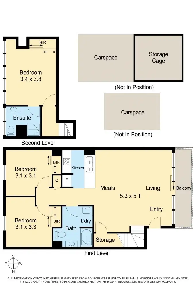 Floorplan of Homely apartment listing, 6/1070 Lygon Street, Carlton North VIC 3054
