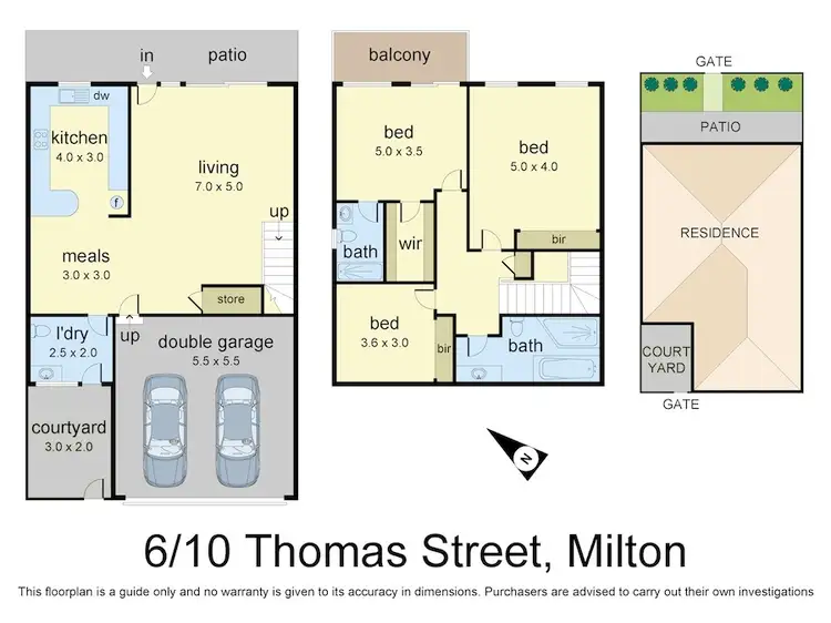 Floorplan of Homely house listing, 6/10 Thomas Street, Milton NSW 2538