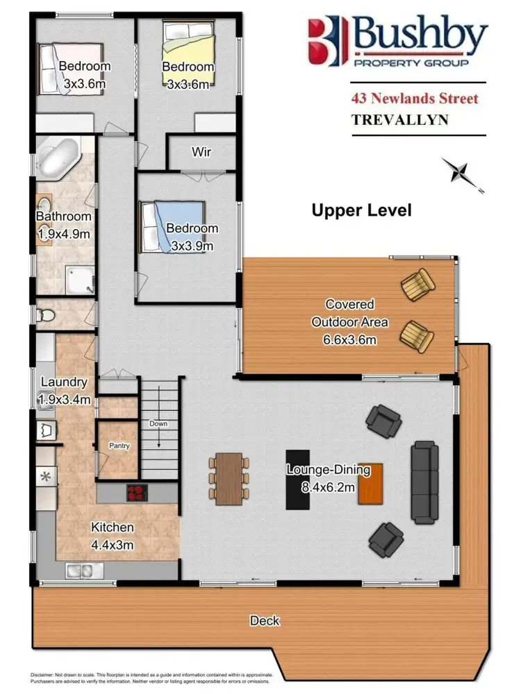 Floorplan of Homely house listing, 43 Newlands Street, Trevallyn TAS 7250