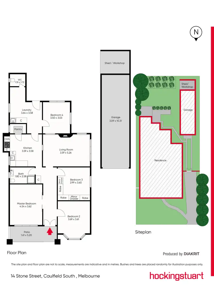 Floorplan of Homely house listing, 14 Stone Street, Caulfield South VIC 3162