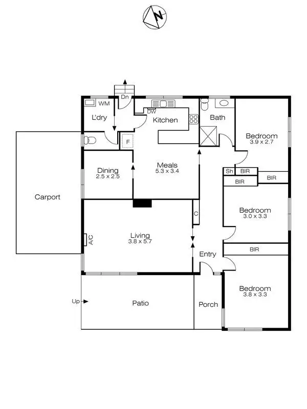 Floorplan of Homely house listing, 27 Kallioota Street, Alfredton VIC 3350