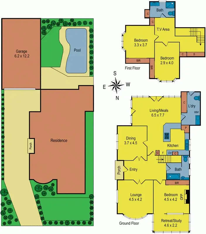 Floorplan of Homely house listing, 3 Brewster Street, Essendon VIC 3040