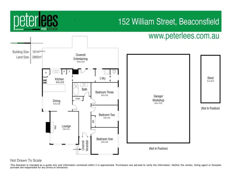Floorplan of Homely house listing, 152 William Street East, Beaconsfield TAS 7270