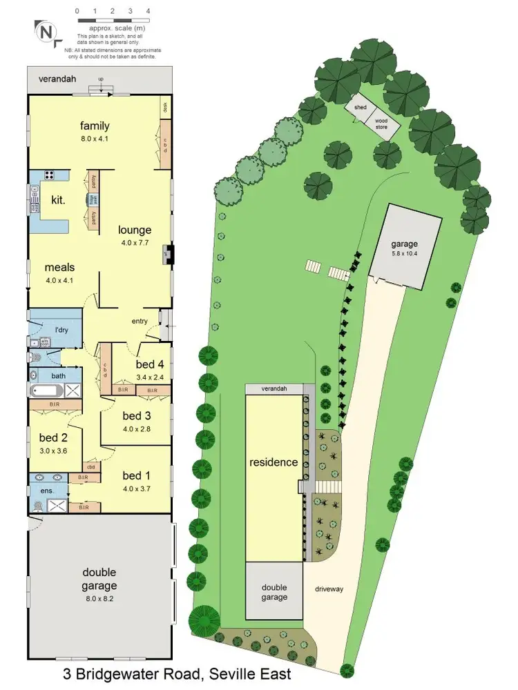 Floorplan of Homely house listing, 3 Bridgewater Road, Seville East VIC 3139